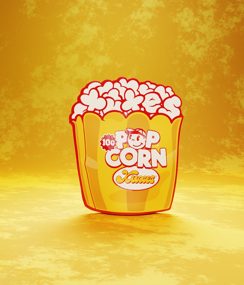 Sweet Mandarin Pop Corn CBD